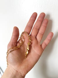 Image 2 of Melt Drop Necklace - 18ct Gold Plated 