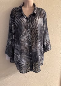 Image 4 of New Large Bonworth Sheer Top #838*8