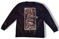 Image 1 of “WILD” BLEACH PAINTED LONG SLEEVE T-SHIRT XL