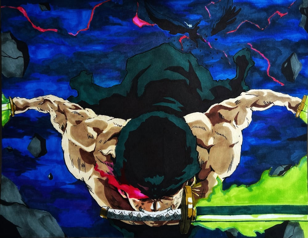 Image of Zoro king of hell