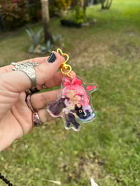 Image 5 of Alien Stage Bunny Couples Keychain 2.5 Inches