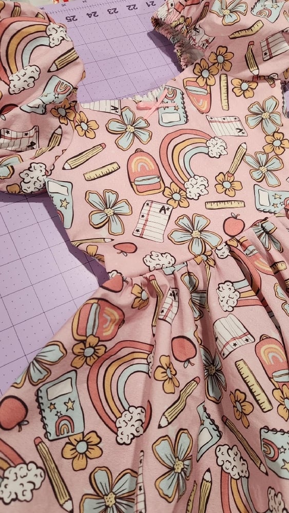 Image of PREORDER Back to School Puff Dress