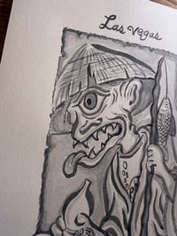 Image 4 of Phish “ Phishing Monk ” original drawing 
