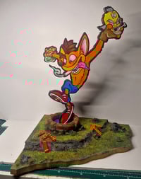 Image 1 of Crash bandicoot wood cutout 