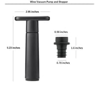 Image 3 of Wine Saver Vacuum Pump and Stopper ( Set of 4 ) 