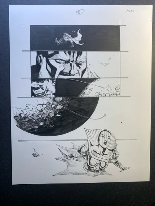 Image of POWER MAN:TIMELESS #1 page 06 original art