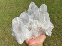 Image 14 of Large Clear Quartz Points Cluster Statement Piece #2258