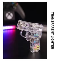 Image 4 of Luminous Fingertip Spinner Folding LighterTransparent Rotating