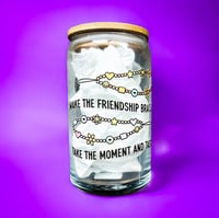Image 3 of Make the Friendship Bracelets 16 OZ Glass Cup