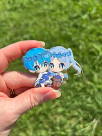 Image 2 of Uki Uki Part 2 - chibi enamel pin 