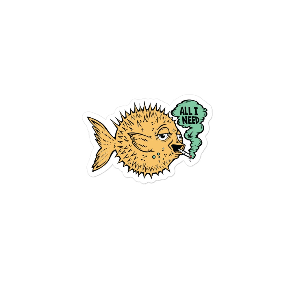 Pufferfish stickers