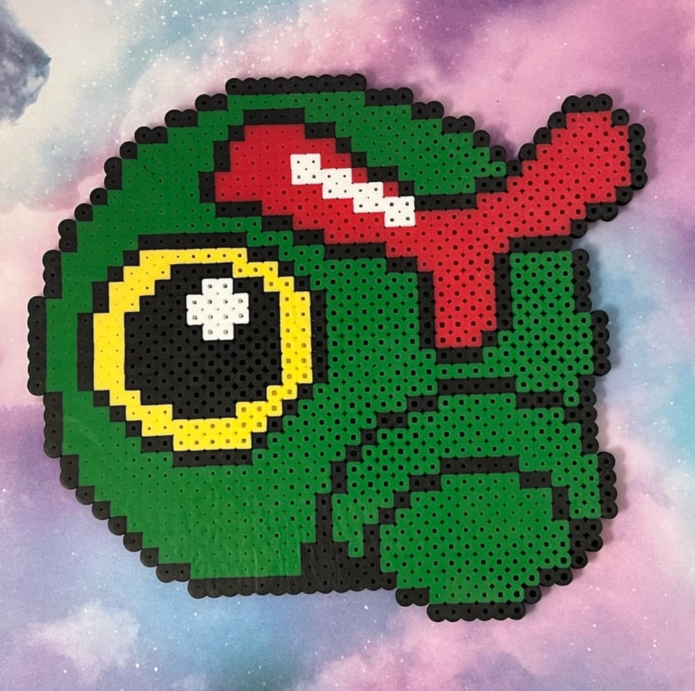 Image of Pokémon Head Perler Kandi Wall Decor