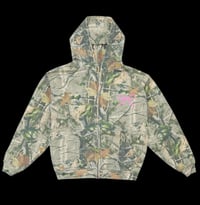 Image 2 of Camo Zip Up Hoodie