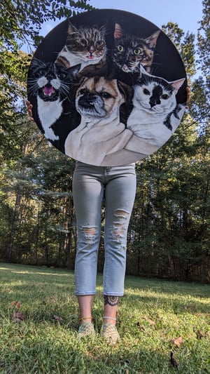 24"x24" Pet Portrait