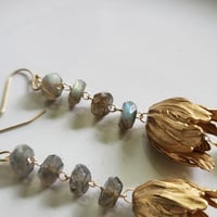 Image 3 of Labradorite + Tulips