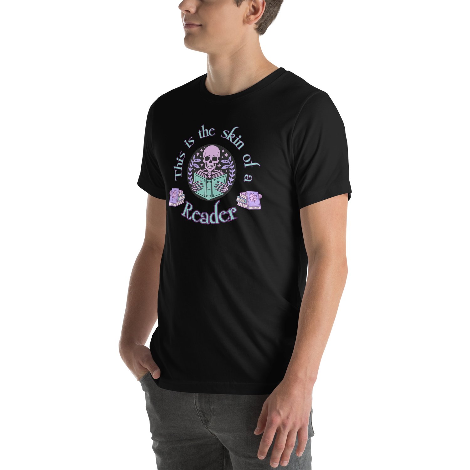 Image of skin of a reader Unisex t-shirt
