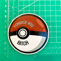 Image 2 of I Choose You….bitch (Sticker/Magnet)