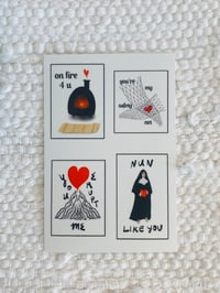LOVE sticker sheet 