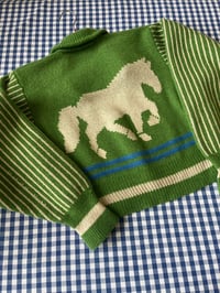 Image 3 of LUCKY HORSESHOE CARDIGANS