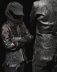 Image 3 of SS26 ‘Senescence’ Embossed Leather Jacket