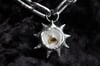 dead good wasp with fly wings spiky necklace