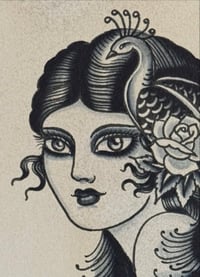 Image 2 of Peacock nymph (Original Art)