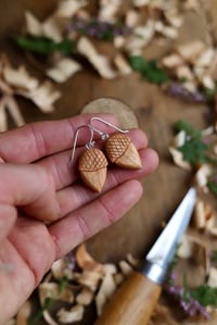 Image 2 of Acorn ~ Earrings 