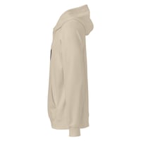 Image 3 of Unisex organic mid-weight BLACK FEATHER hoodie