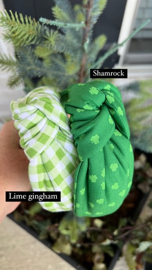 N E W St. Patrick's Day Headbands- 8 styles