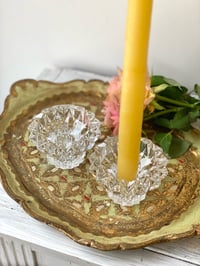 Image 1 of Bougeoirs en cristal x2