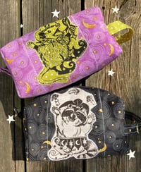 Image 1 of nocturnal jesters quilted pouches!
