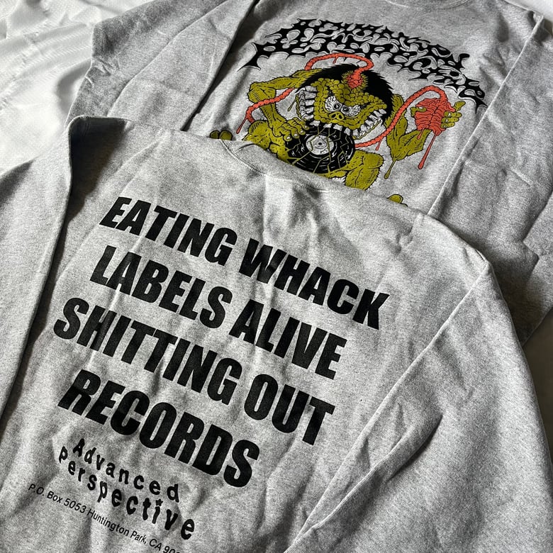 Image of AP “Whack Labels” Crewneck Sweatshirt