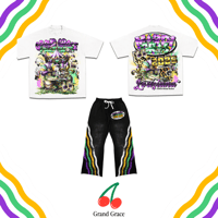 Image 1 of Mardi Gras 2025 Flayer Jogger Pants – Re-Drop