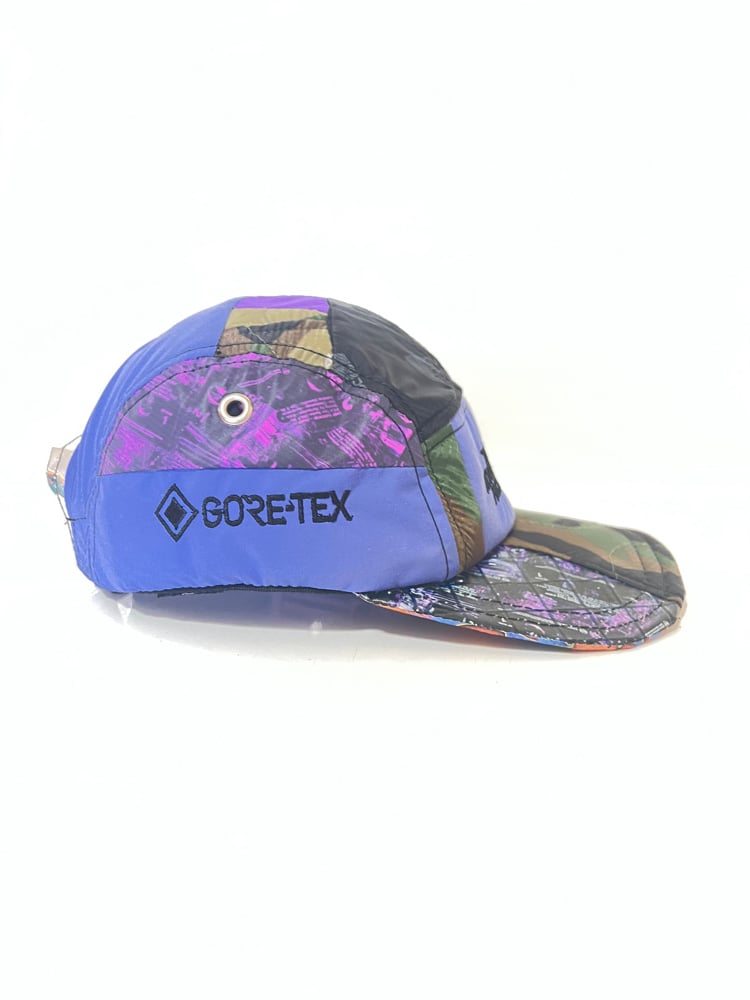 Purple Tape Reflect Camo TNF Upcycled Goretex Hat