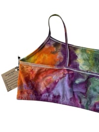 Image 6 of XXL (44) Cotton-Blend Strappy Bralette in Euphoria Ice Dye