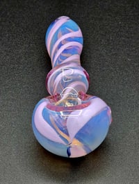 Image 2 of Pink Fumed Pipe 3.8"