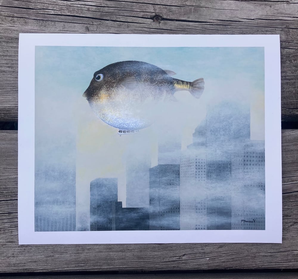 “Blowfish Blimp” Limited Edition Print