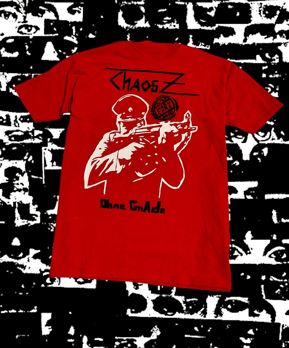 Chaos Z Red handpainted tee