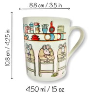 Image 5 of Mouse Triplets Mug (450m / 15oz)