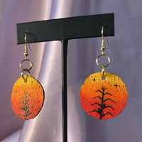 Image 2 of Mini Round Earrings (corn)