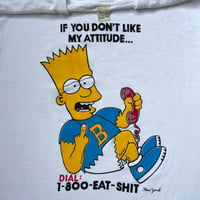 Image 1 of Late 80s 1-800 Eat Shit Sz XL