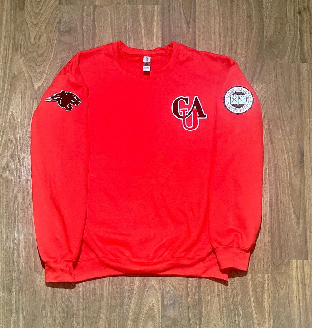 Clark Atlanta University Trilogy Patch Crewneck Sweatshirt