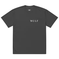 Image 1 of WOLF WARRIOR OVERSIZED FADED TEE