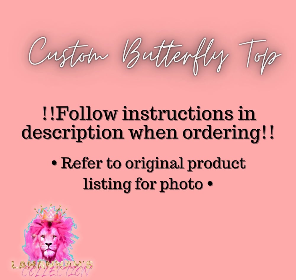 Image of Butterfly Top | Custom Color 