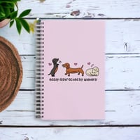 Image 1 of Dachshund Lovers Notebook - Easily distracted by wieners 