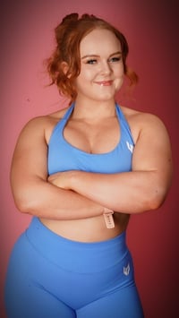 Image 2 of Sculpt Backless Bra- Royal Blue 