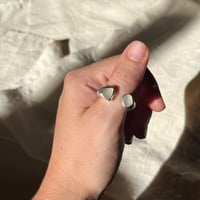 Image 5 of WHITE BRACE RING (S ½)