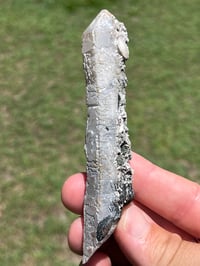 Image 3 of Coated Quartz Point & Calcite Specimen #2545