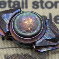 Image 1 of Preorder A New Linkage Button---DOME in Crystallized Ti