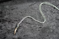 Image 10 of Dead Good Pheasant toe necklace with lolite crystal stone copy